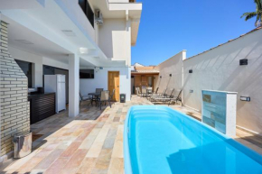 Casas 01 OU 02 - Piscina, Churrasqueira, 150 mt mar, quartos com ar condicionado, Tv smart 43, ventilador
